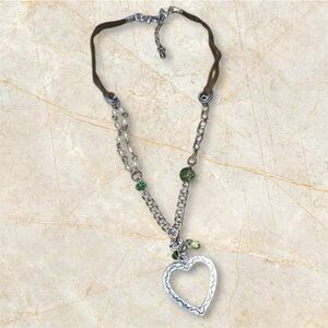 American Eagle Silver Heart Necklace Clasp Marked 925 NEW